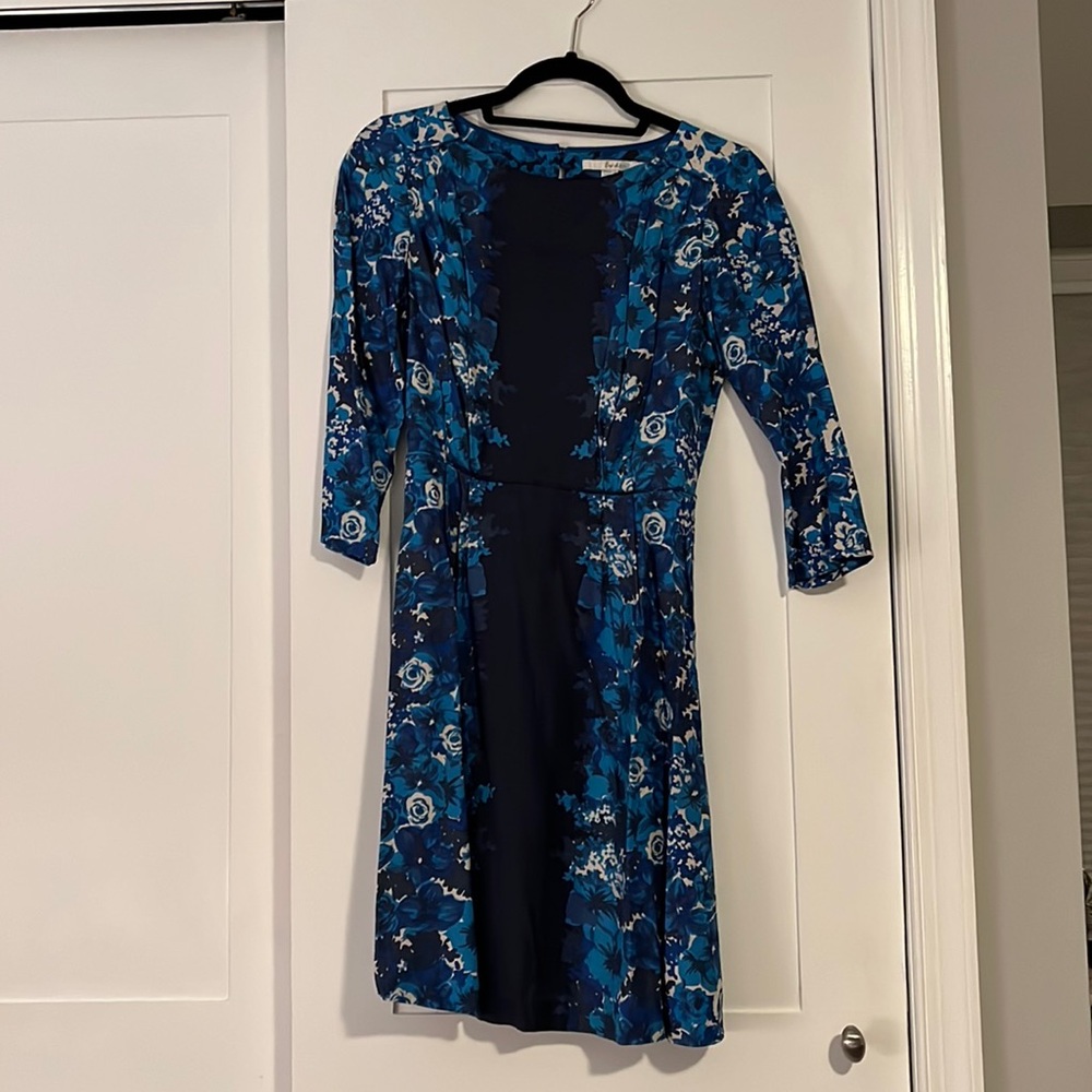 Blue floral Boden dress